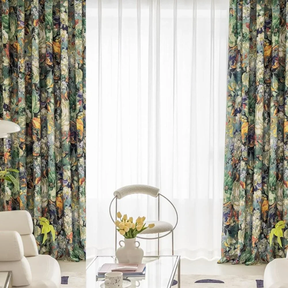 Flowers Curtains – 2 Panels, 54